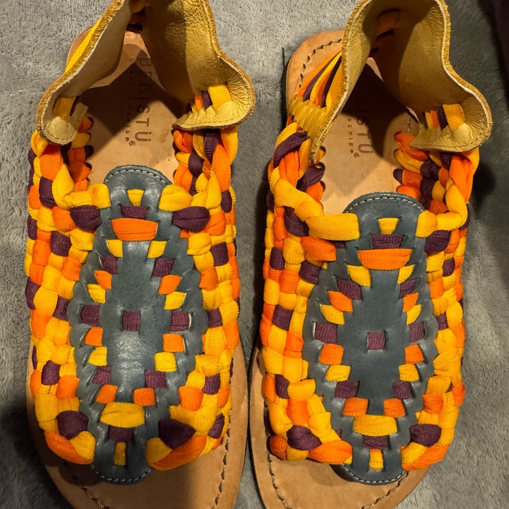 Bed Stu Multicolor Madrina Huarache Sandals - like new - Picture 7 of 11